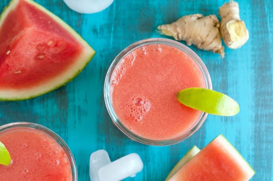 Suco refrescante de melancia Pingo Doce com gengibre