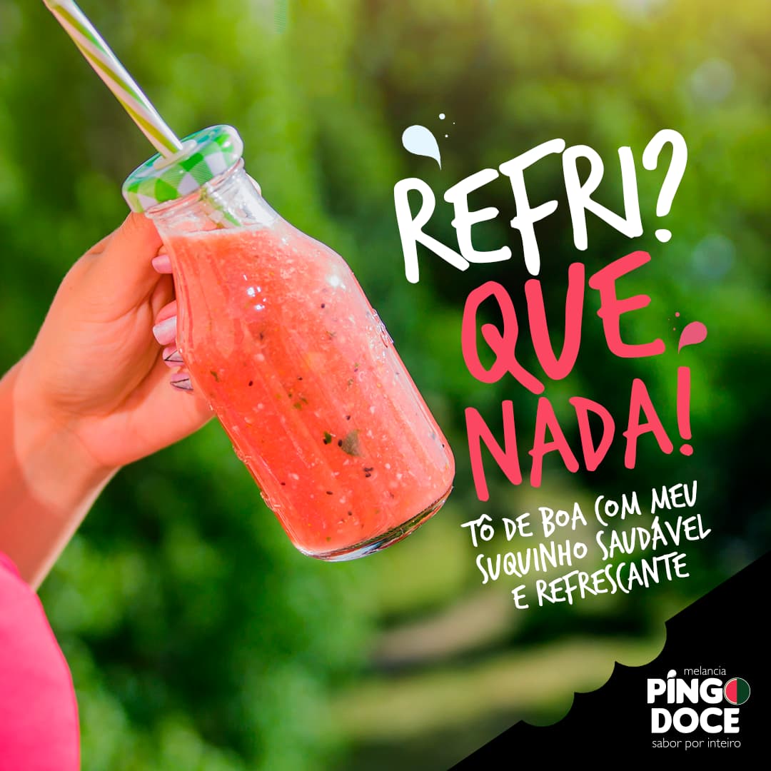 Suco refrescante de melancia Pingo Doce