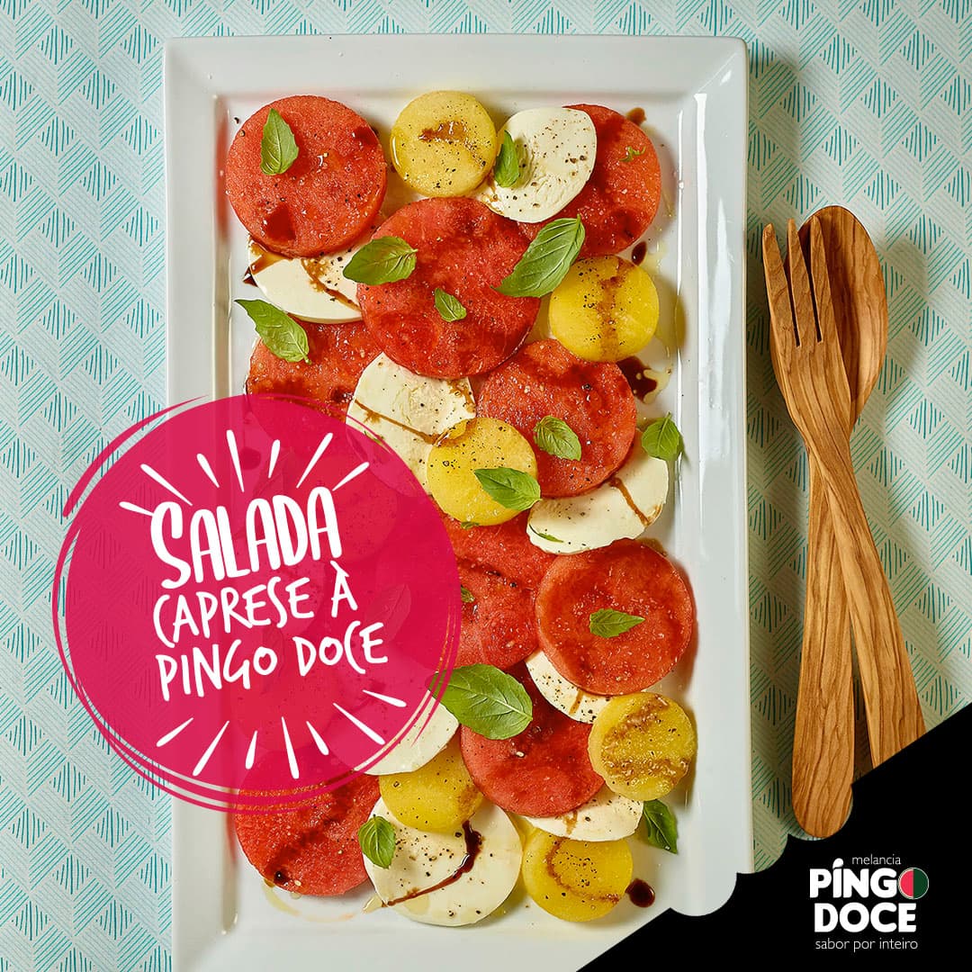 Salada Caprese Pingo Doce Melancia Pingo Doce
