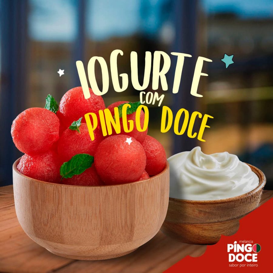 Iogurte com melancia Pingo Doce