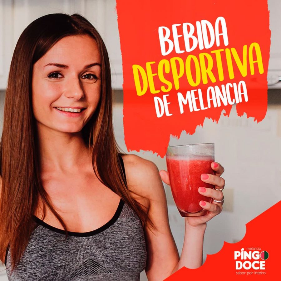 Bebida desportiva de melancia Pingo Doce