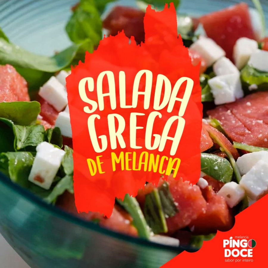 Salada grega de melancia Pingo Doce