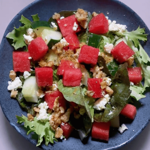 Salada refrescante com melancia Pingo Doce