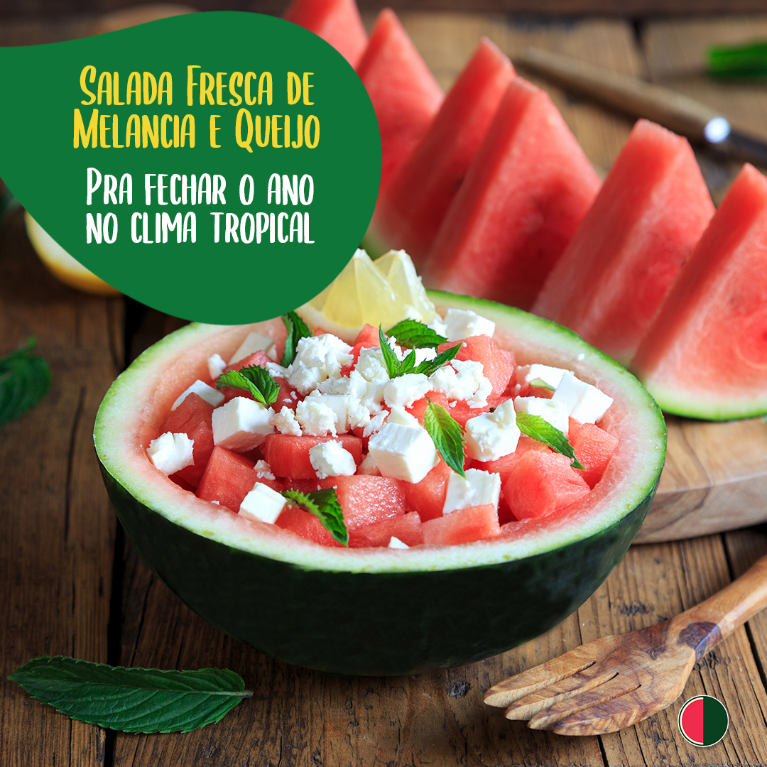Salada Fresca De Melancia Pingo Doce E Queijo Melancia Pingo Doce