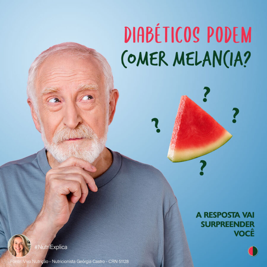 Diabéticos podem comer melancia?