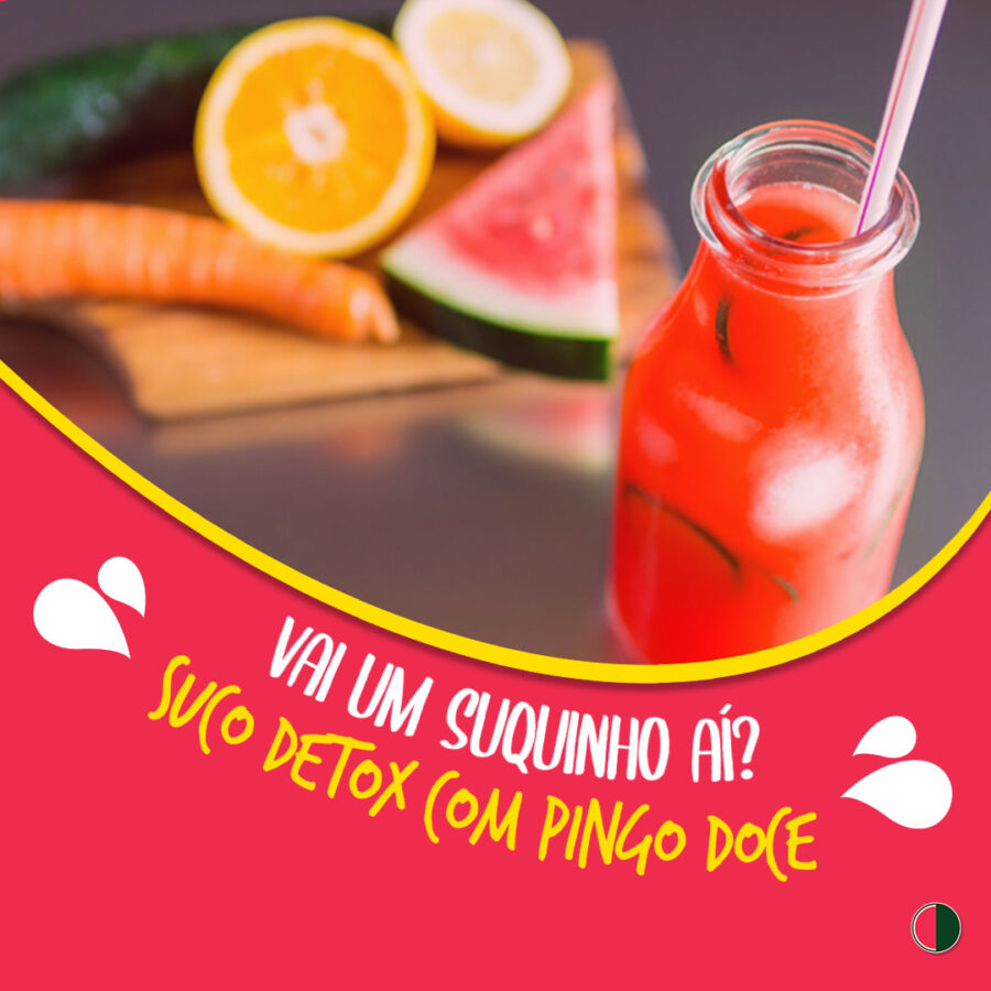 Suco Detox com Pingo Doce